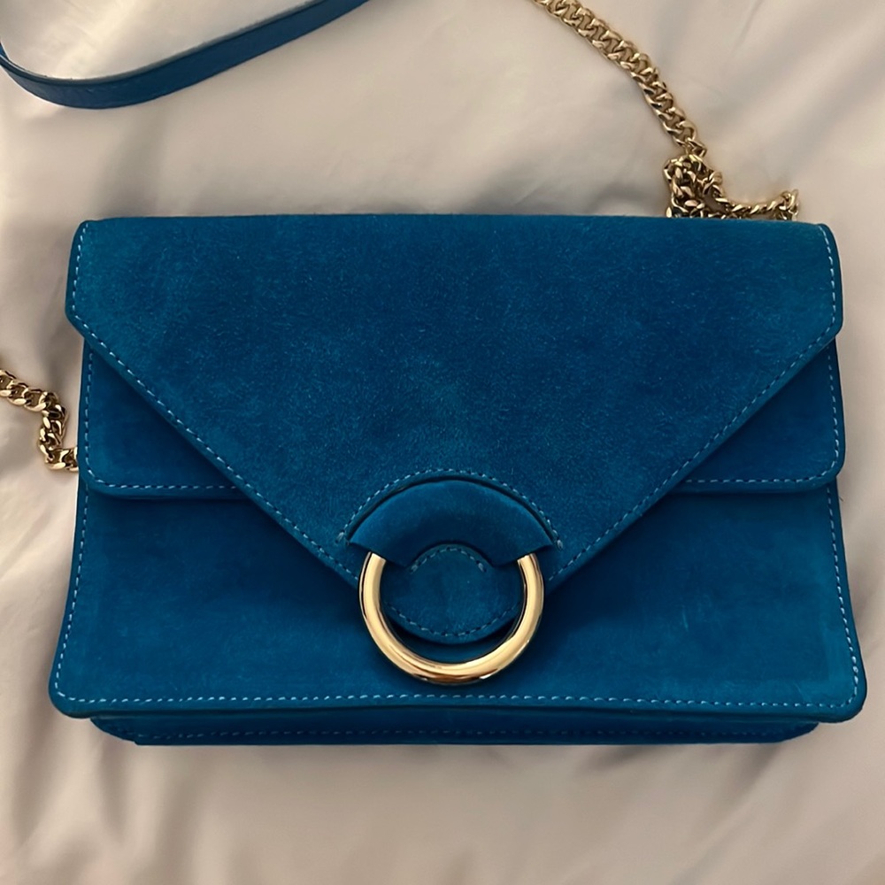 Genuine Leather Blue Bag
